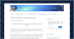 Desktop Screenshot of globalsocialhealth.org