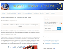 Tablet Screenshot of globalsocialhealth.org